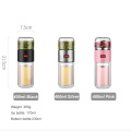 Portable Tea Bottle Separation Tea Water Double Wall Glass Bottle